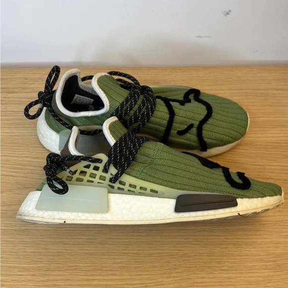 adidas gazelle silver green womens adidas GZ1664 Billionaire Boys Club NMD HU Running Dog Mens Lifestyle Shoe